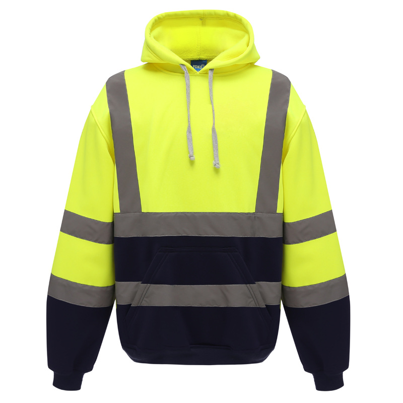Warm Hooded Reflective Sweatshirt