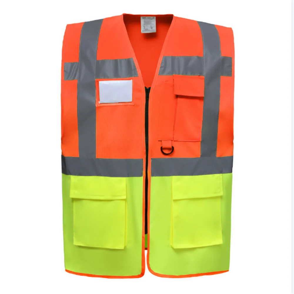 GRS European Standard Certified Multi-Pocket Reflective Vests