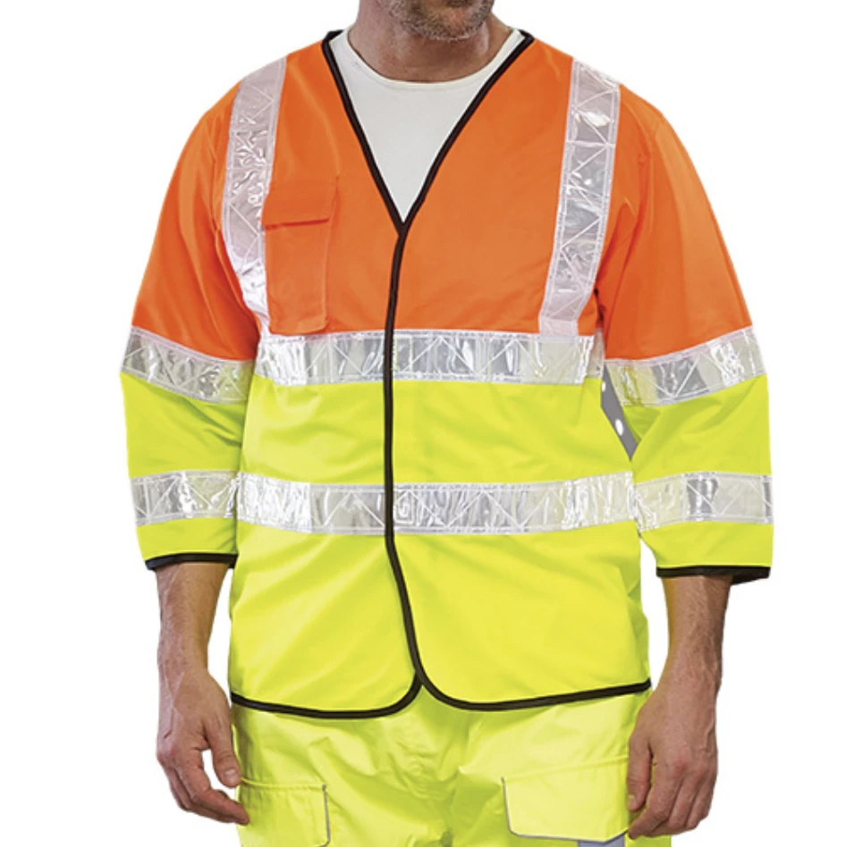 Safety Reflective Clothing Jingle Belt Mid-Length Sleeve Vest